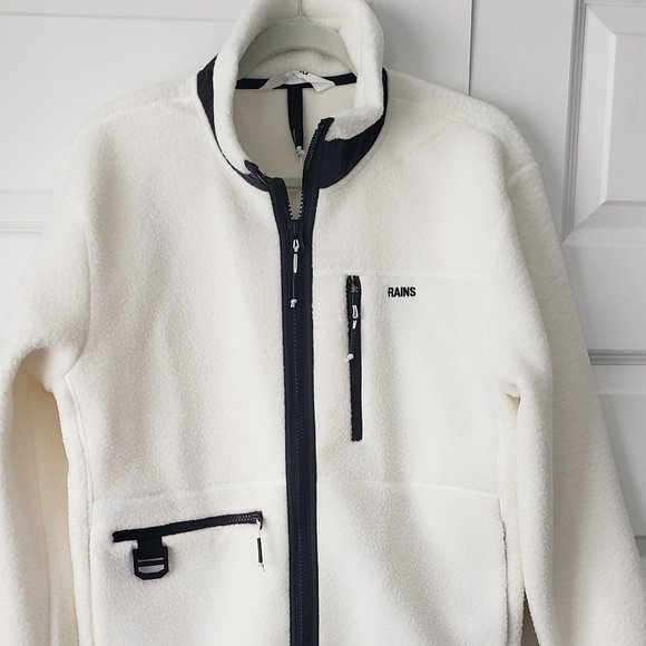 Rains White Jacket for Men or Women - Picture 7 of 11